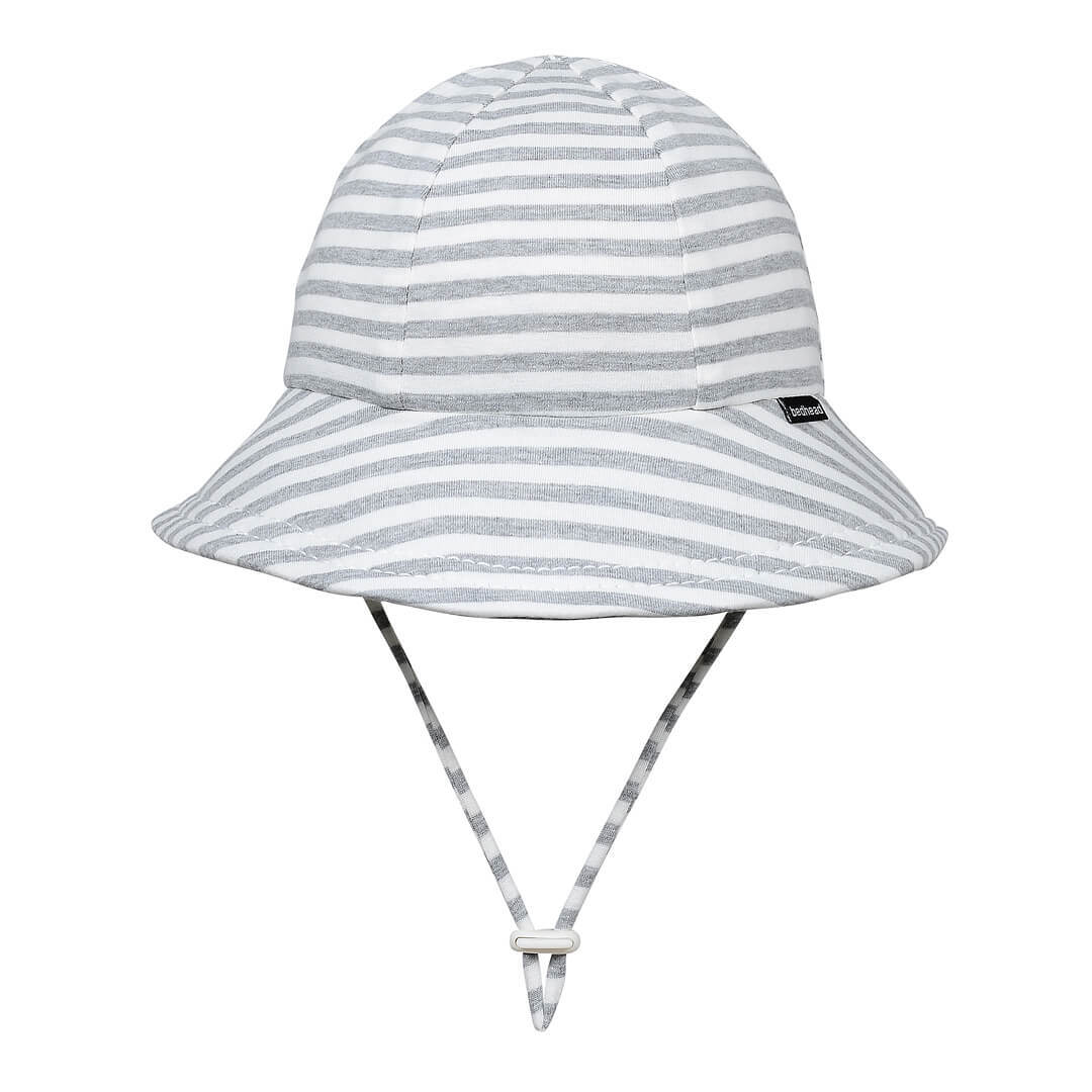 BEDHEAD TODDLER BUCKET SUN HAT GREY STRIPE