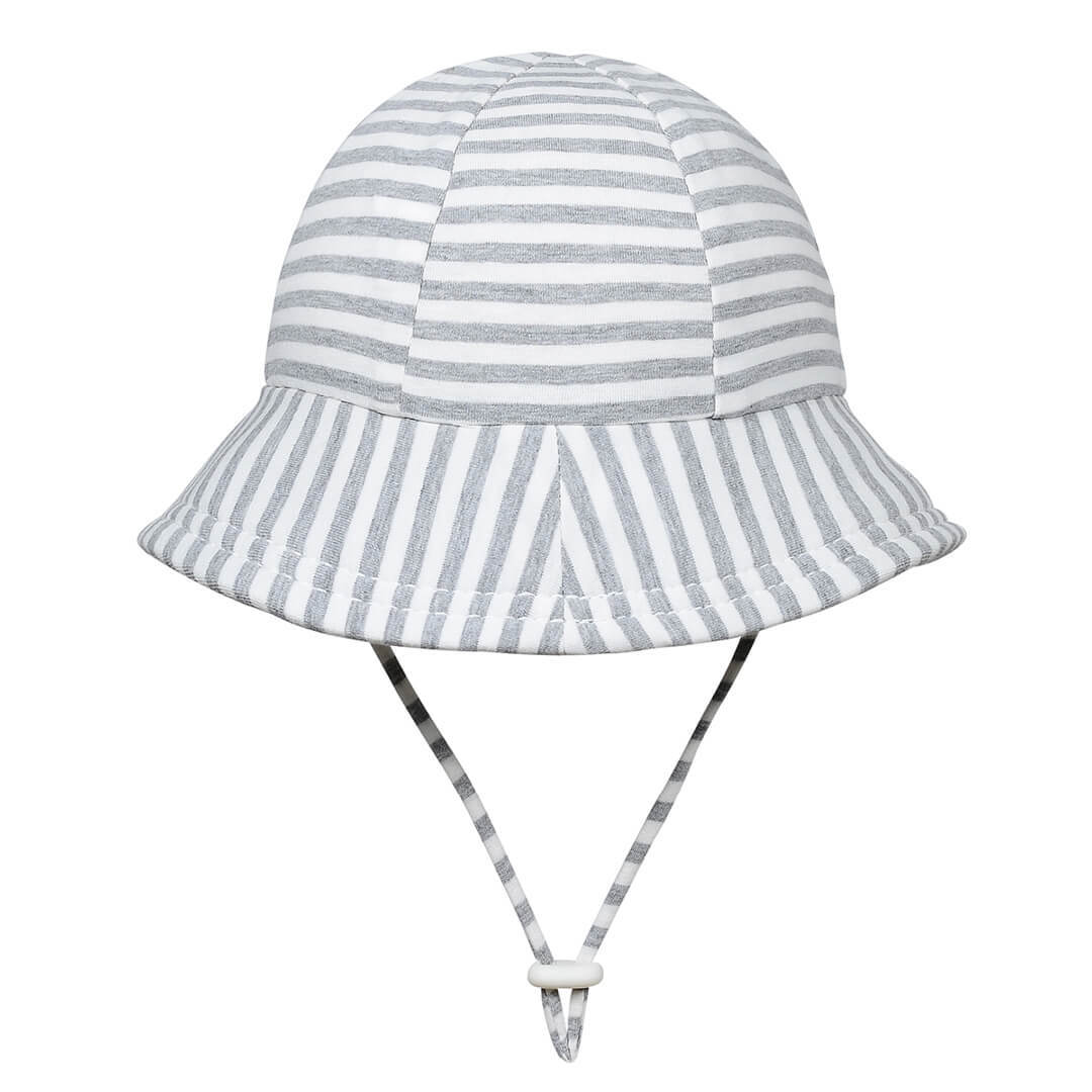 BEDHEAD TODDLER BUCKET SUN HAT GREY STRIPE