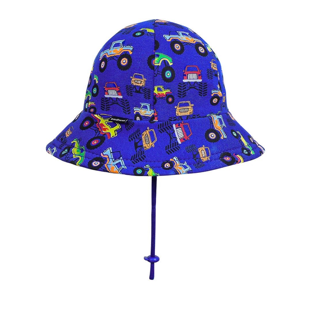 BEDHEAD TODDLER BUCKET SUN HAT MONSTERTRUCK
