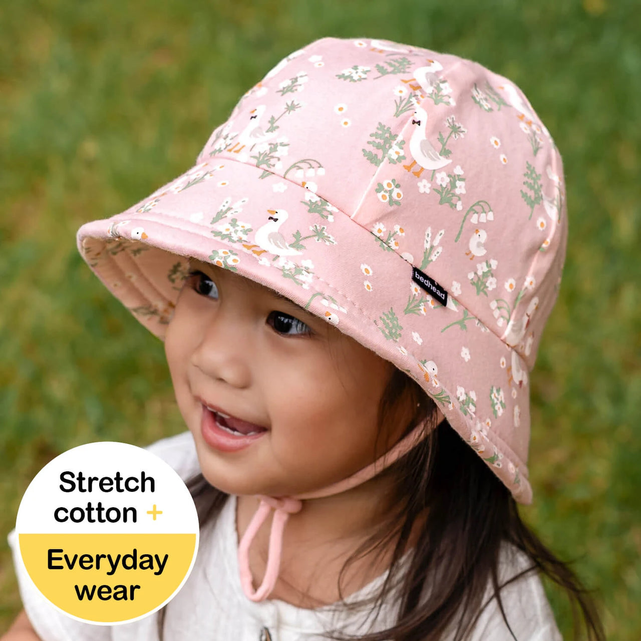 BEDHEAD TODDLER BUCKET SUN HAT - QUACKERS
