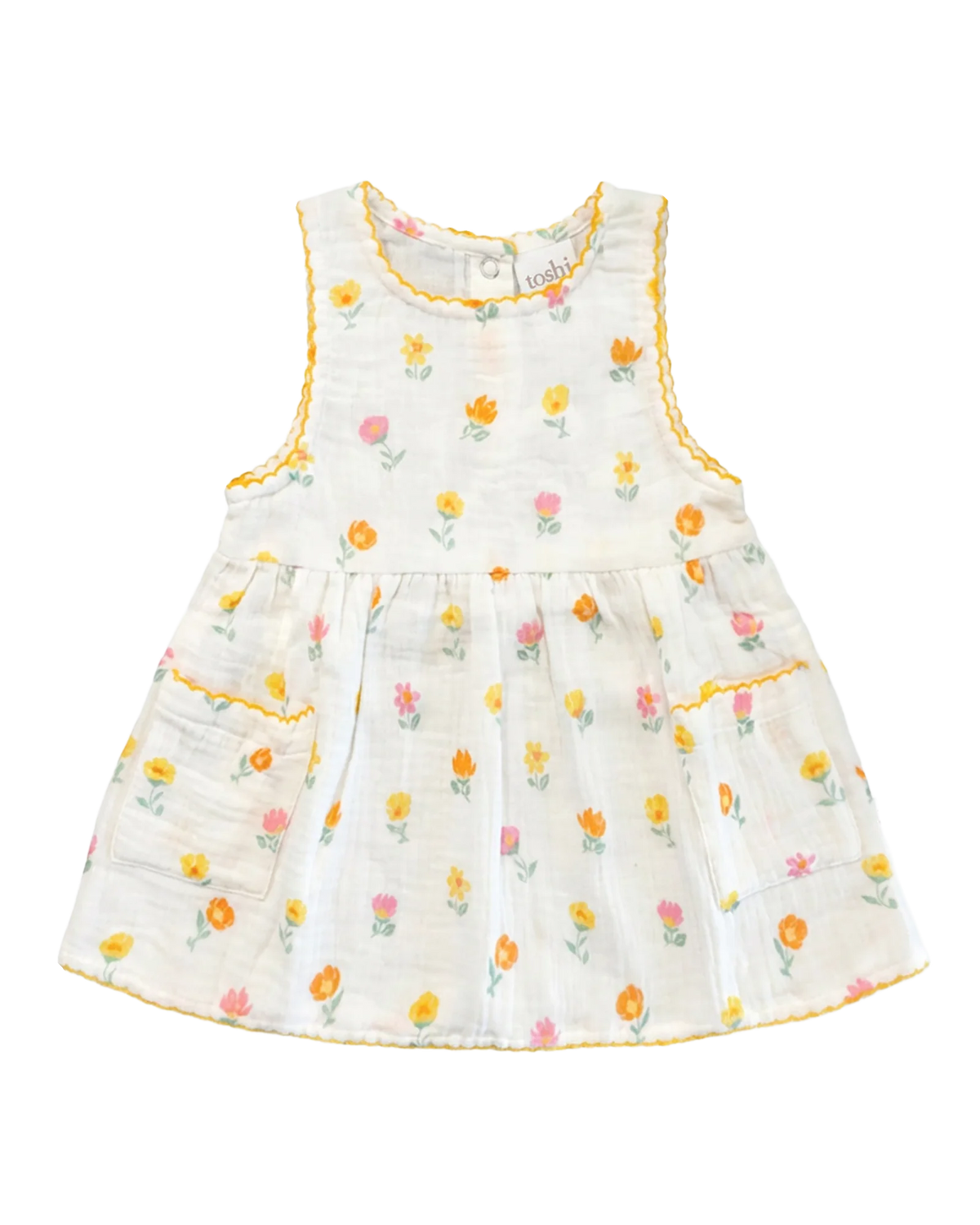TOSHI BABY DRESS PIPPA VANILLA