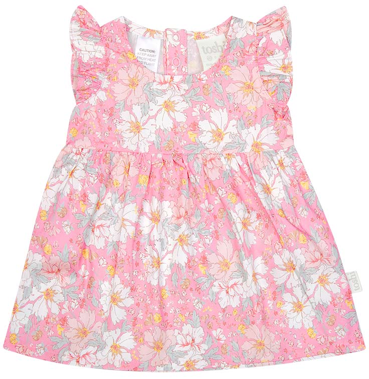 TOSHI BABY DRESS YASMIN HONEYSUCKLE