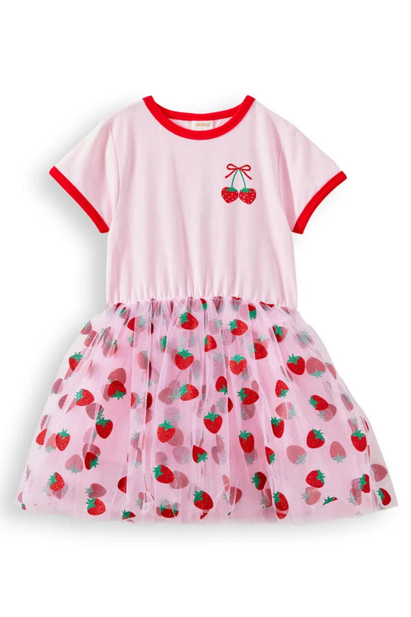 MILKY BERRY TUTU DRESS