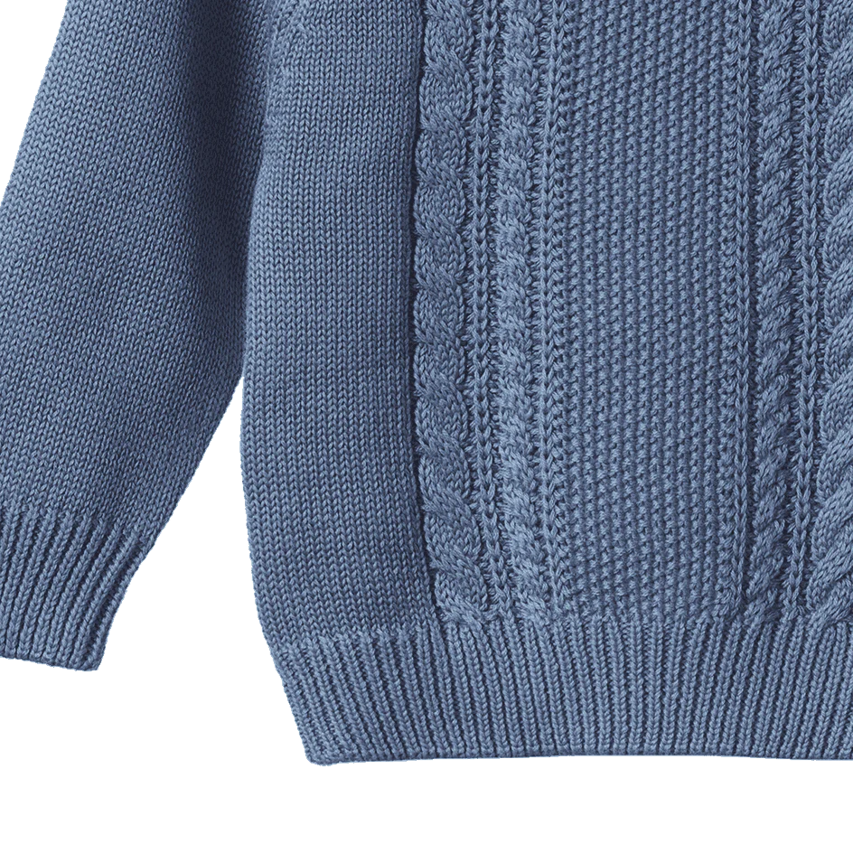 NATURE BABY BILLY JUMPER DUSKY BLUE