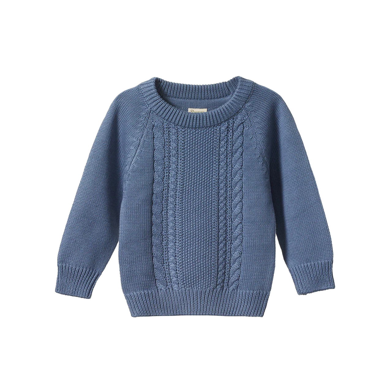 NATURE BABY BILLY JUMPER DUSKY BLUE