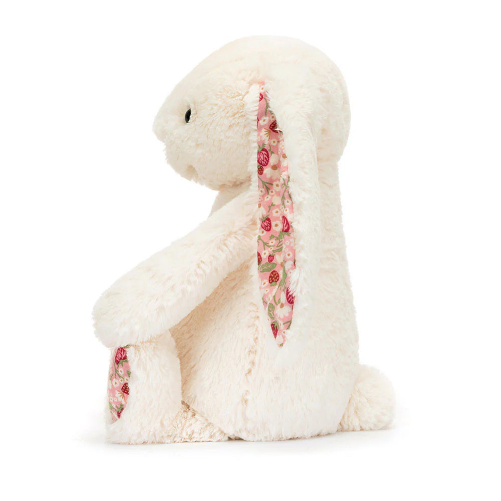 JELLYCAT BLOSSOM CREAM BUNNY SMALL- BERRY