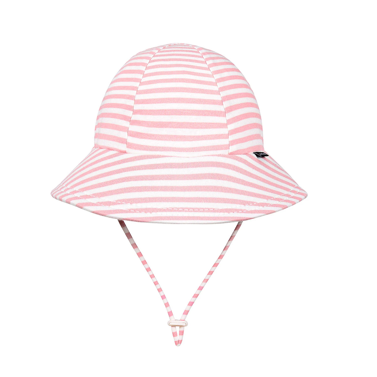 BEDHEAD PONYTAIL BUCKET HAT - PINK STRIPE