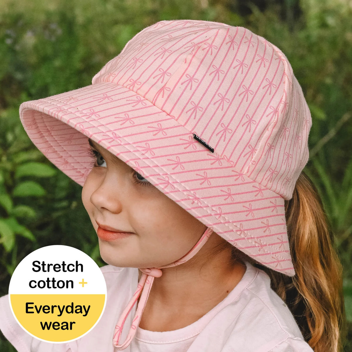 BEDHEAD PONYTAIL BUCKET HAT BALLERINA