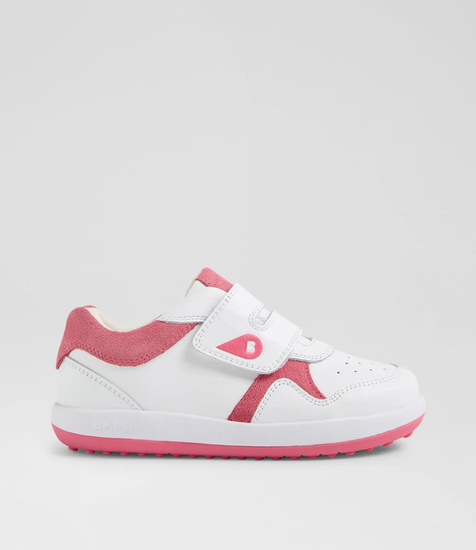 BOBUX KIDS+ BASELINE WHITE PINK