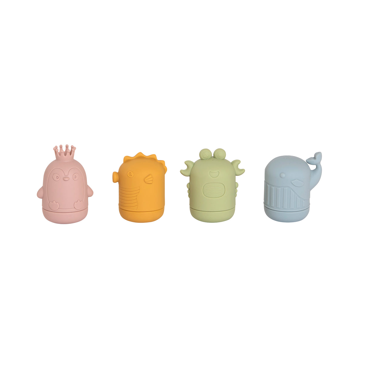 ALL4ELLA SILICONE BATH TOYS-SEA FRIENDS