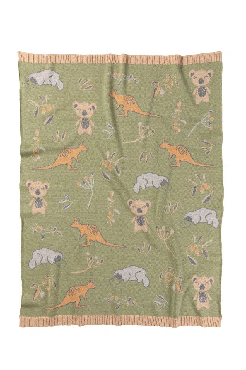 INDUS DESIGN BUSH BABIES BABY BLANKET