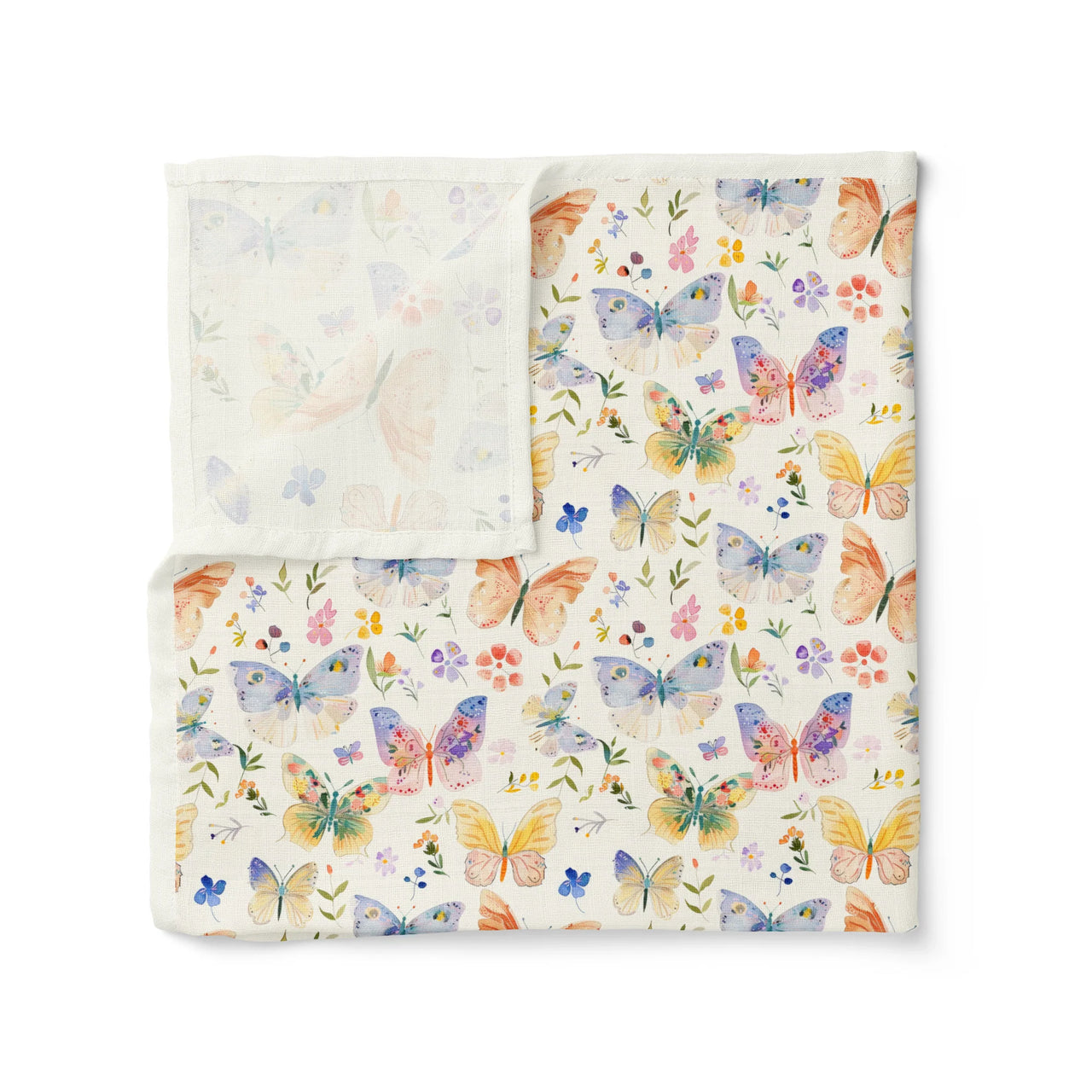 CONFETTI KIDZ MUSLIN SWADDLE - BUTTERFLY BLOOMS