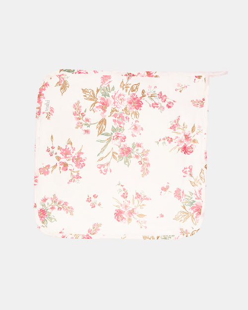 TOSHI BABY WASHCLOTH MUSLIN-2PCS/SPRING MEADOW