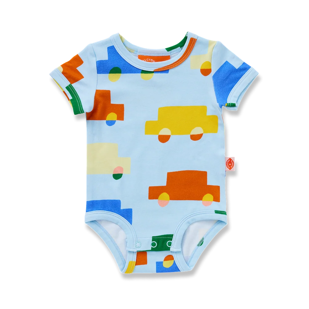 HALCYON NIGHTS SHORT SLEEVE BODYSUIT - BEEP BEEP