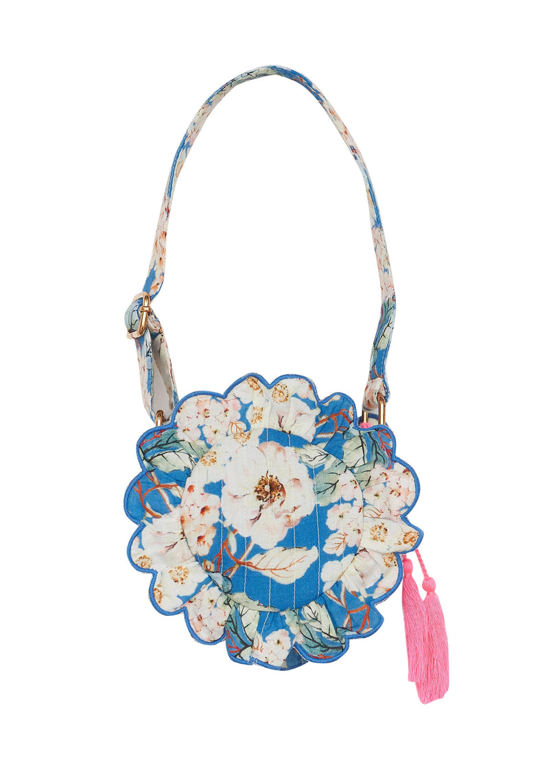 BELLA & LACE BLOOM HANDBAG MOROCCAN BLUE