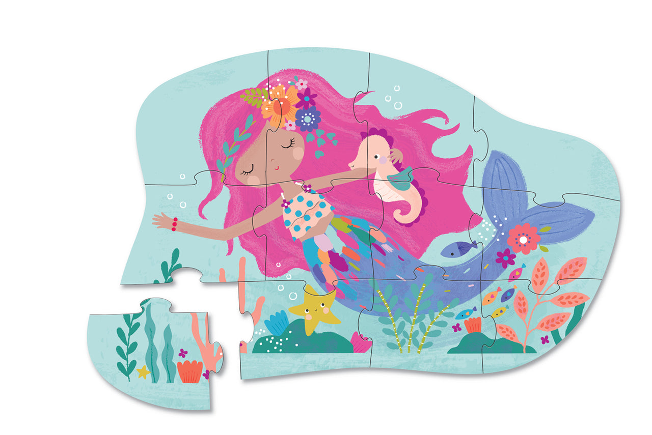 MINI PUZZLE 12 PC - MERMAID DREAMS