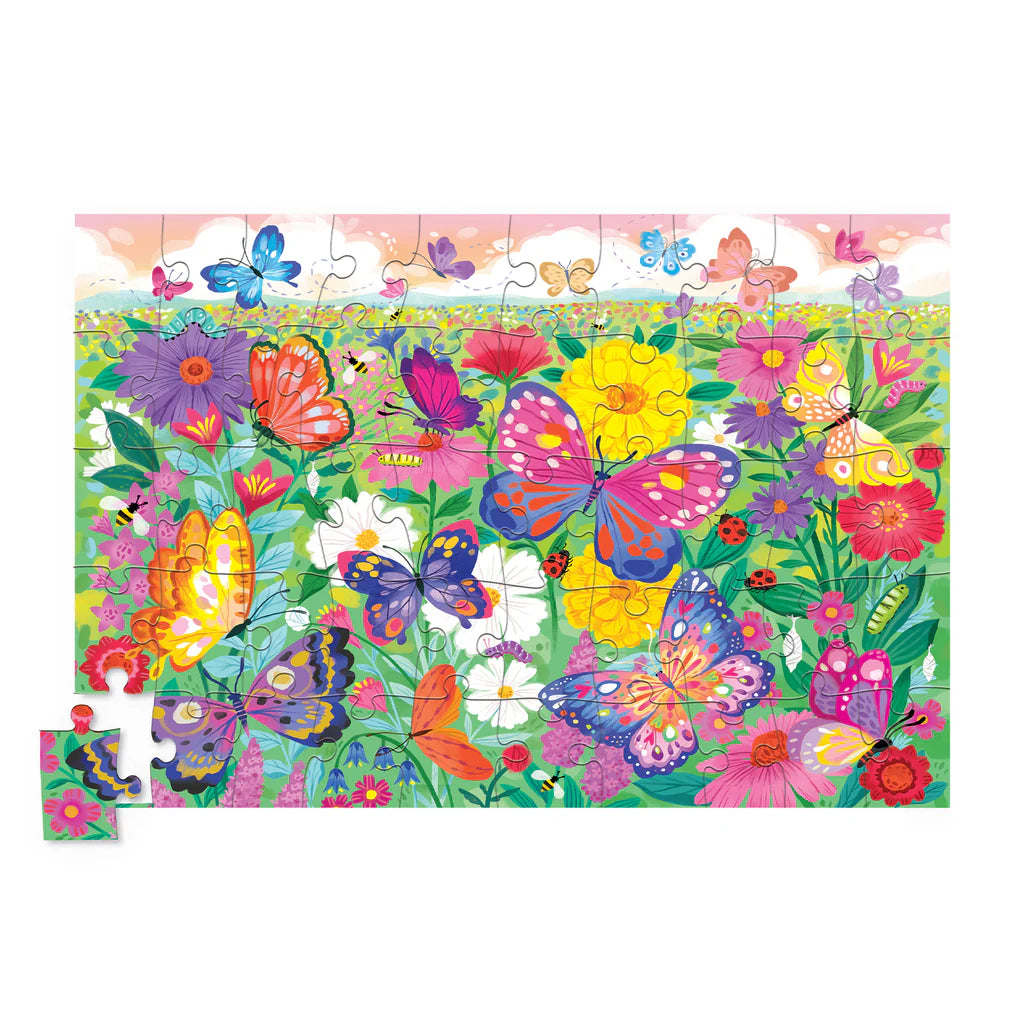 HOLOGRAPHIC PUZZLE 50 PC - BUTTERFLIES