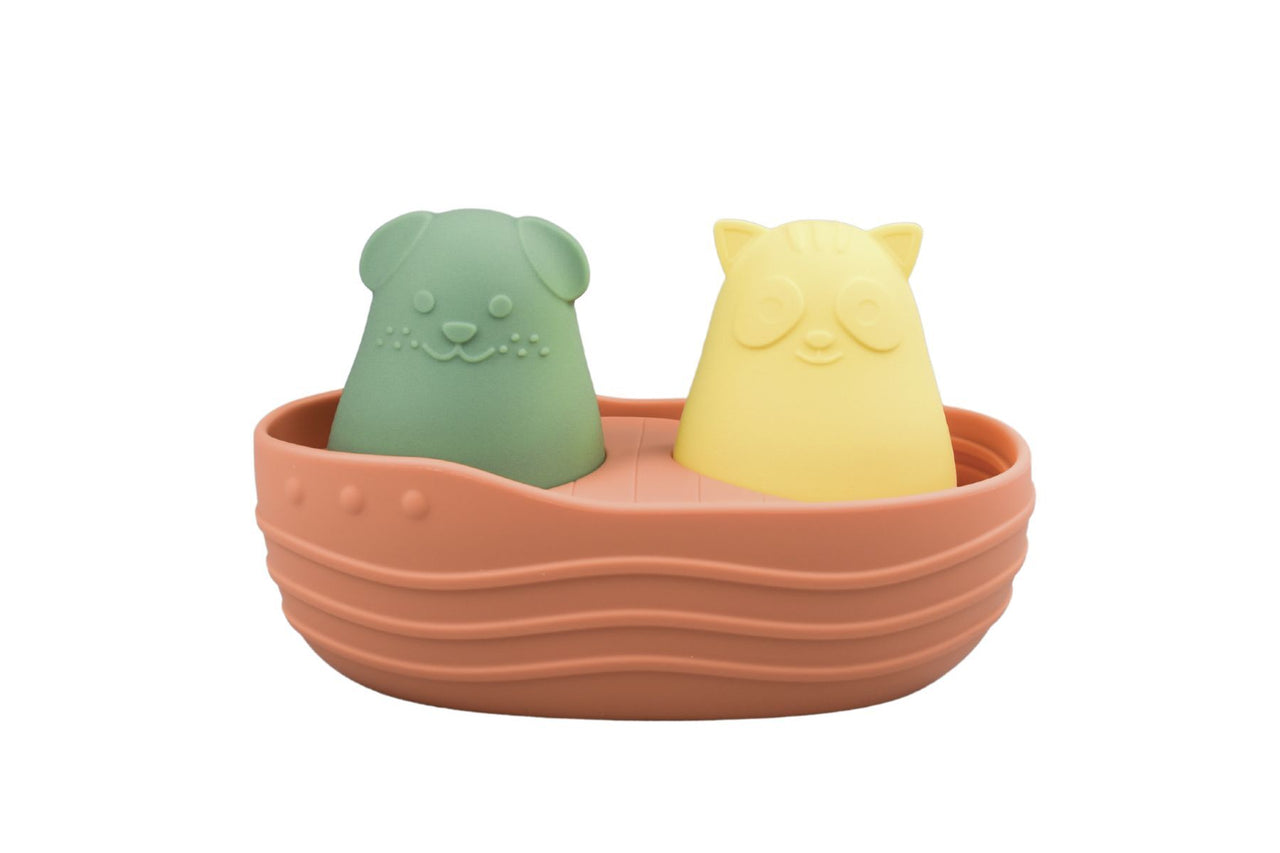SILICONE CAT & DOG BATH BOAT