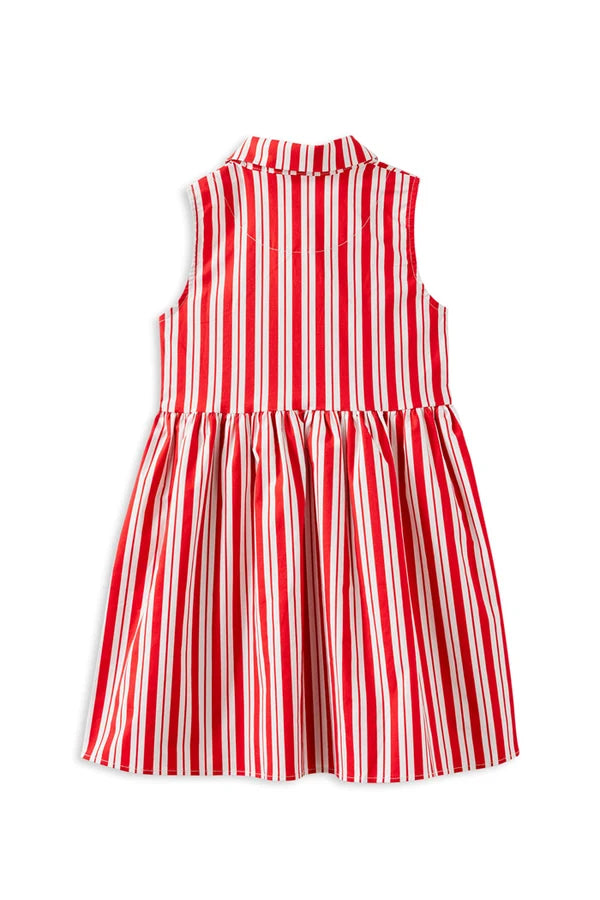 MILKY CANDY CANE STRIPE DRESS