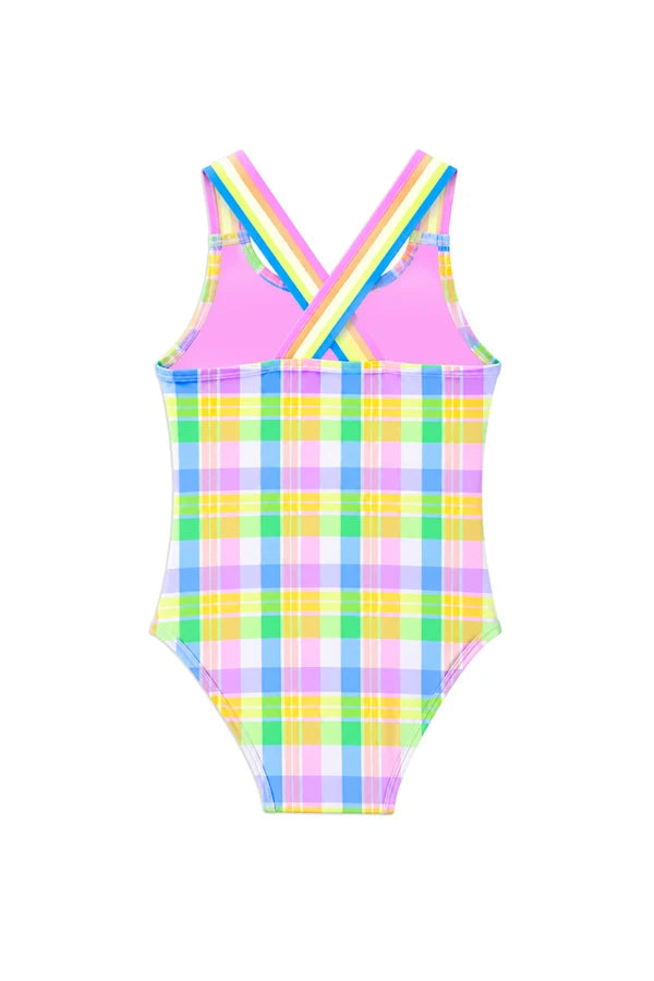 MILKY CARNIVAL CHECK SWIMSUIT