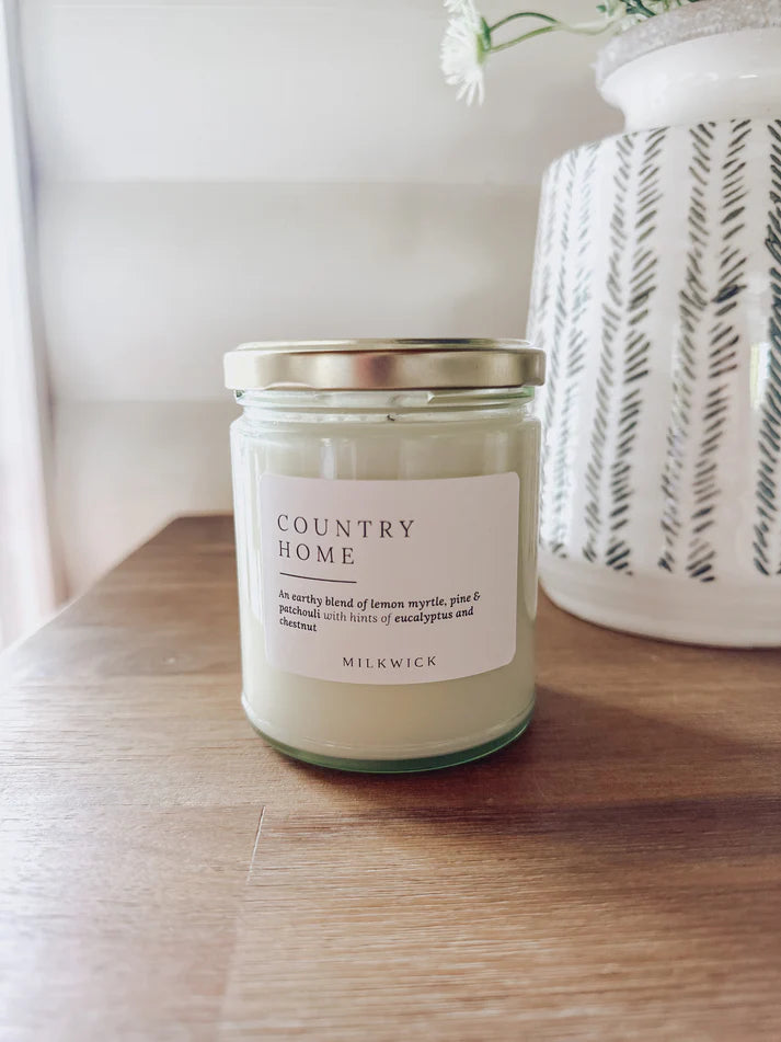 MILKWICK COUNTRY HOME CANDLE LGE 250ML