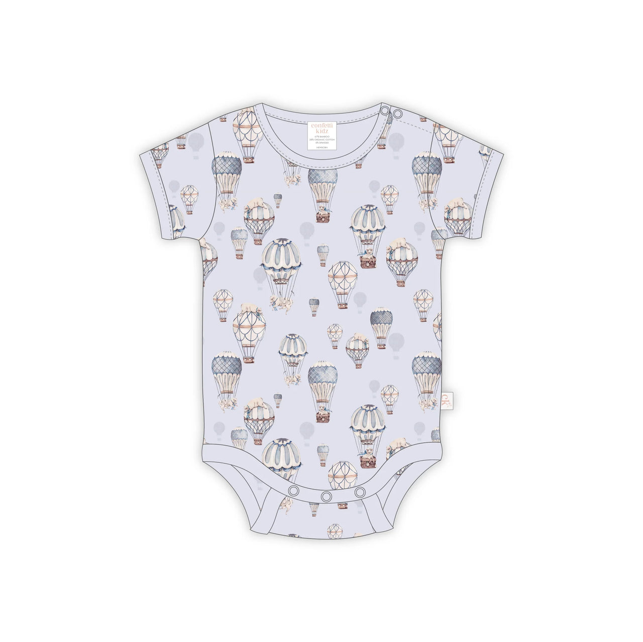 CONFETTI KIDZ BAMBOO BODYSUIT - DREAMY SHEEP
