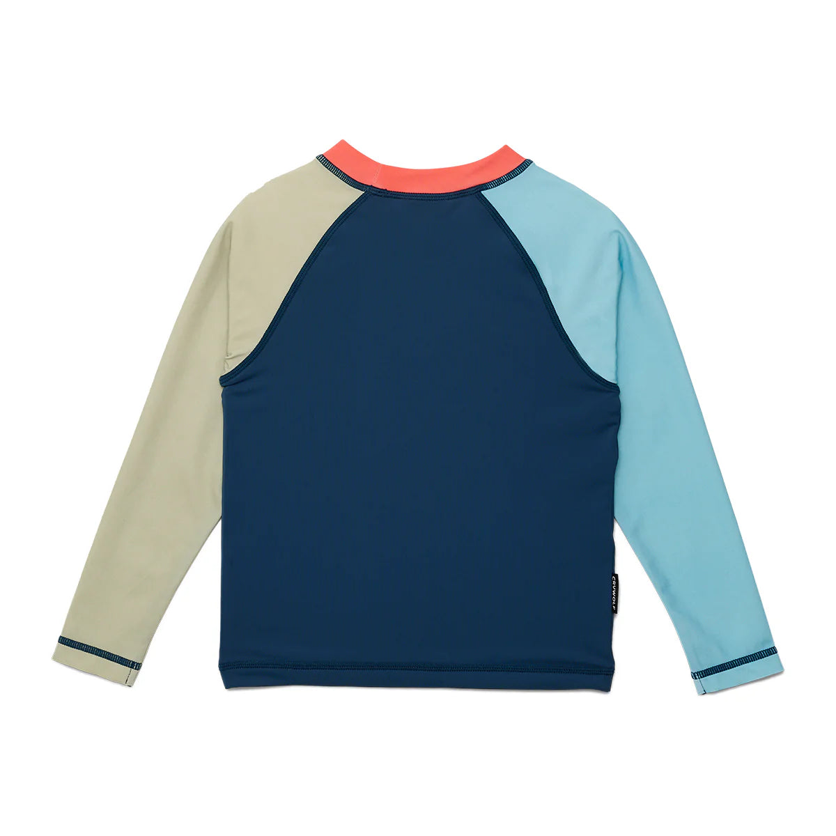 CRYWOLF LONG SLEEVE RASH VEST - OCEAN COLOURBLOCK