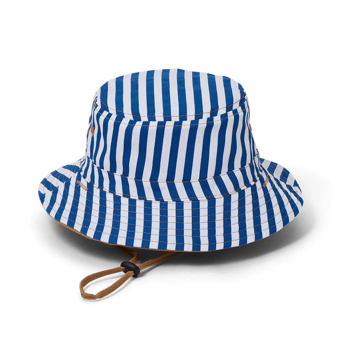CRYWOLF REVERSIBLE BUCKET HAT DEEP SEA STRIPE