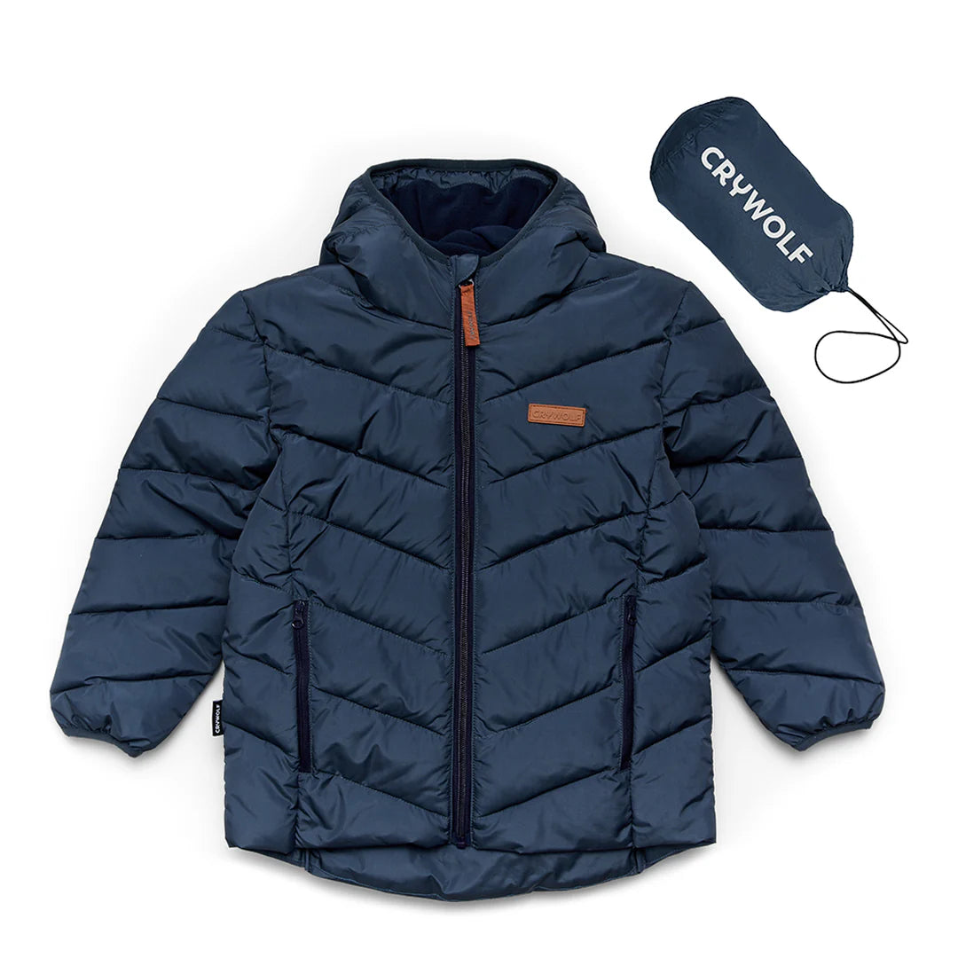 CRYWOLF ECO PUFFER INDIGO
