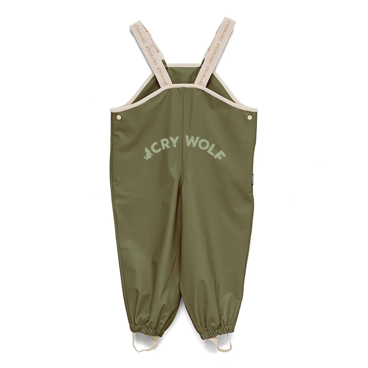CRYWOLF RAIN OVERALLS OLIVE