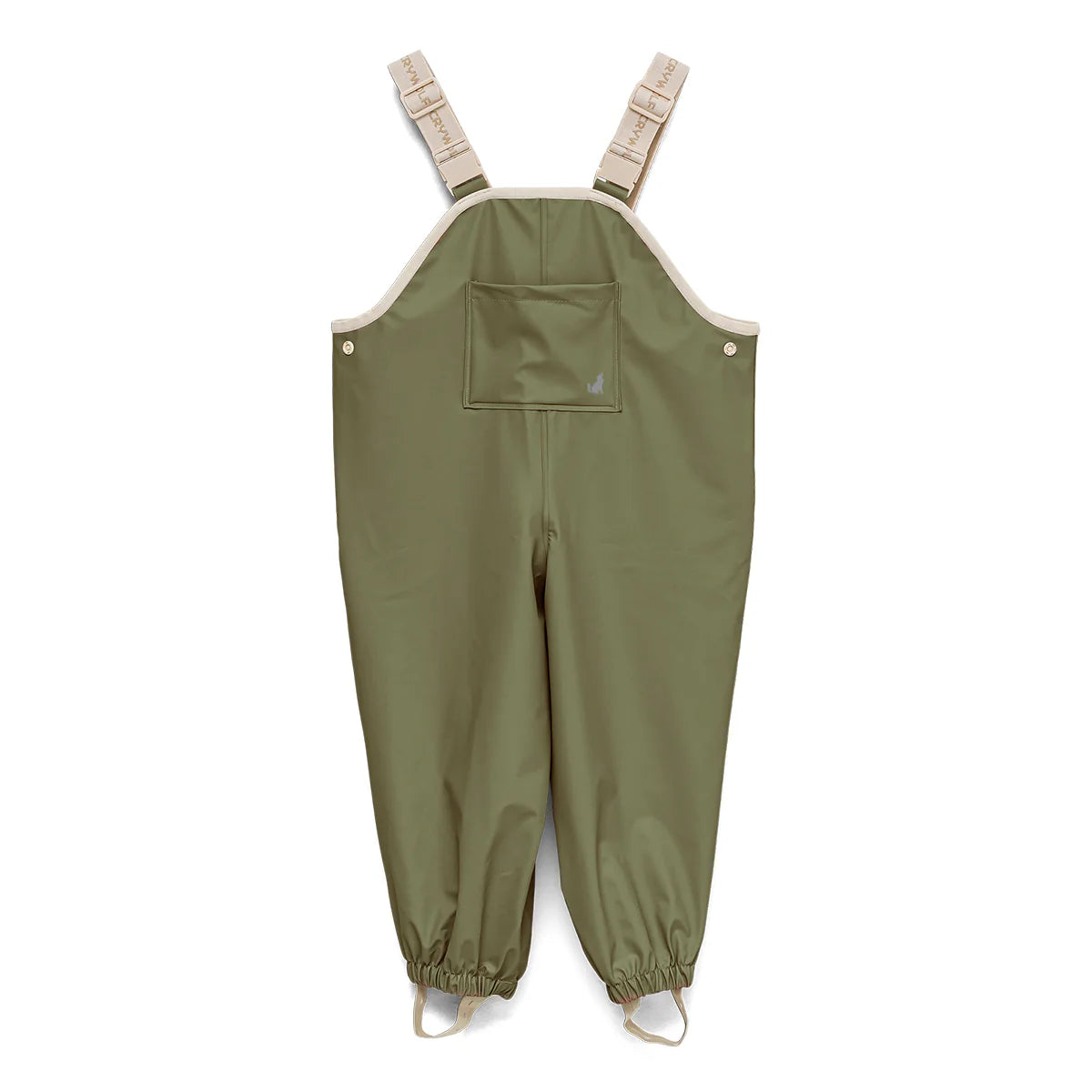 CRYWOLF RAIN OVERALLS OLIVE