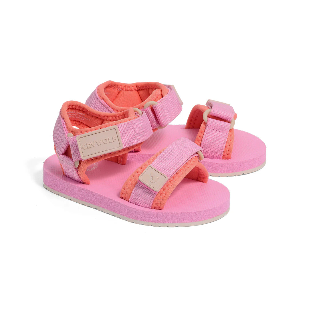 CRYWOLF BEACH SANDAL CANDY PINK