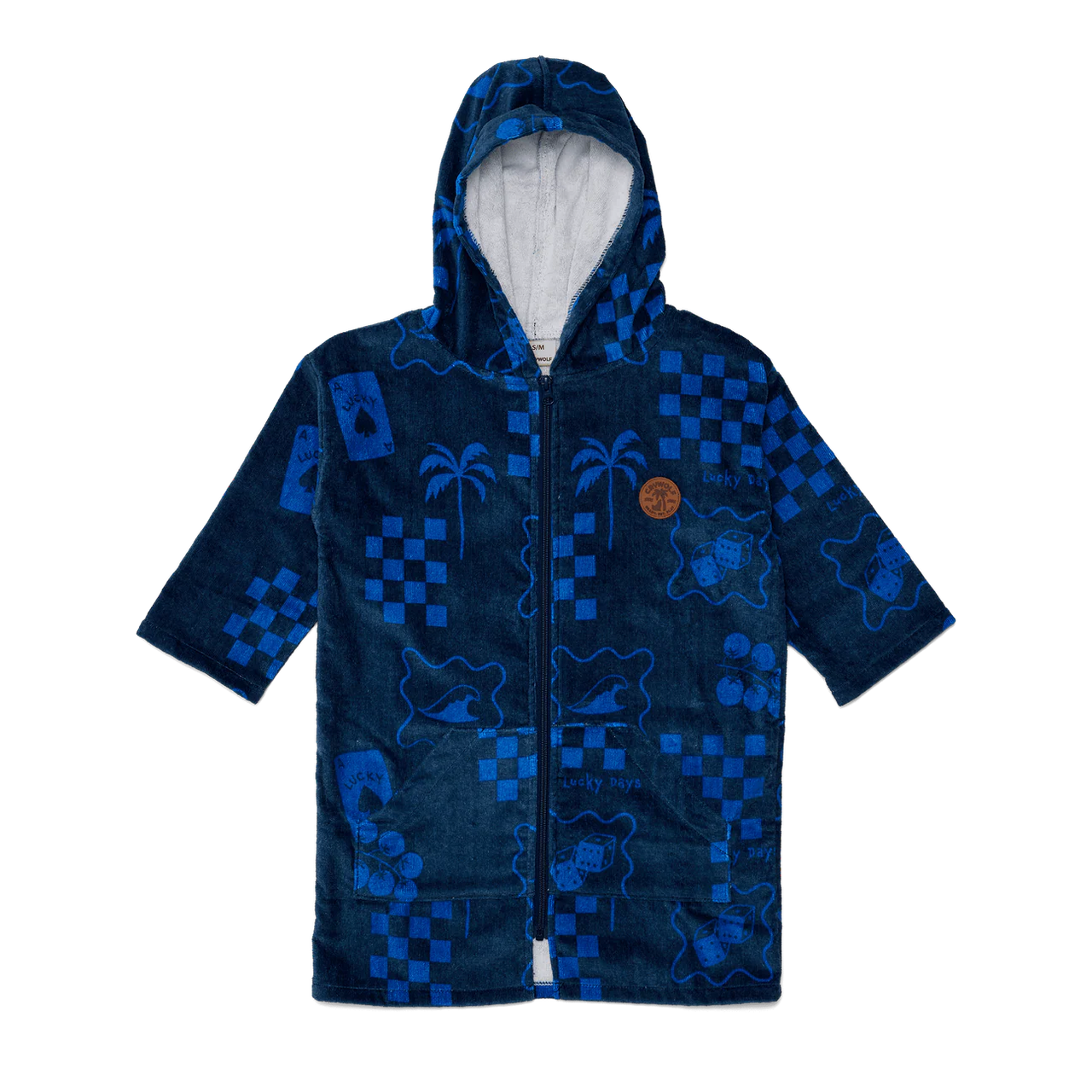 CRYWOLF EVERYWHERE ZIP UP TOWEL NAVY