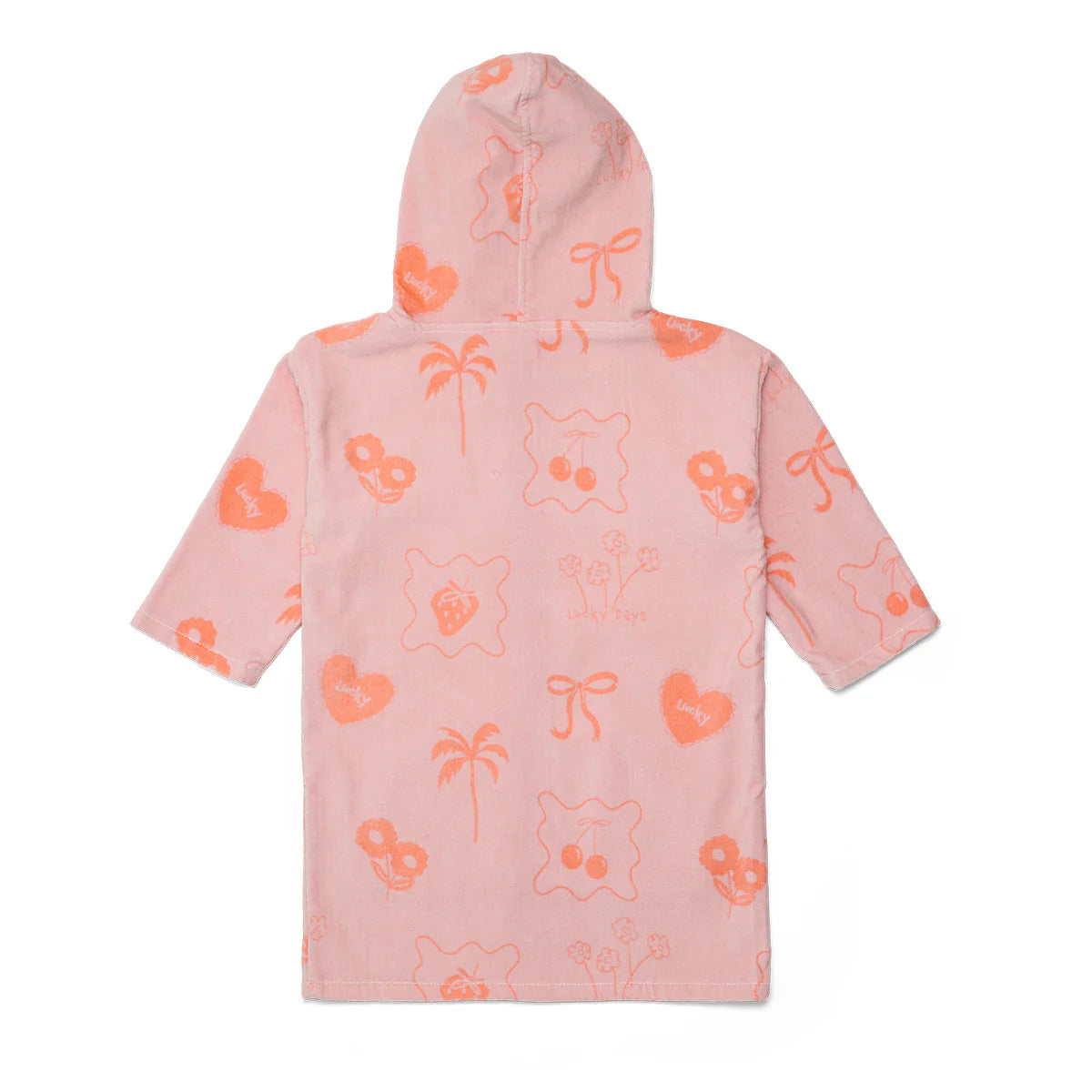 CRYWOLF EVERYWHERE ZIP UP TOWEL PINK