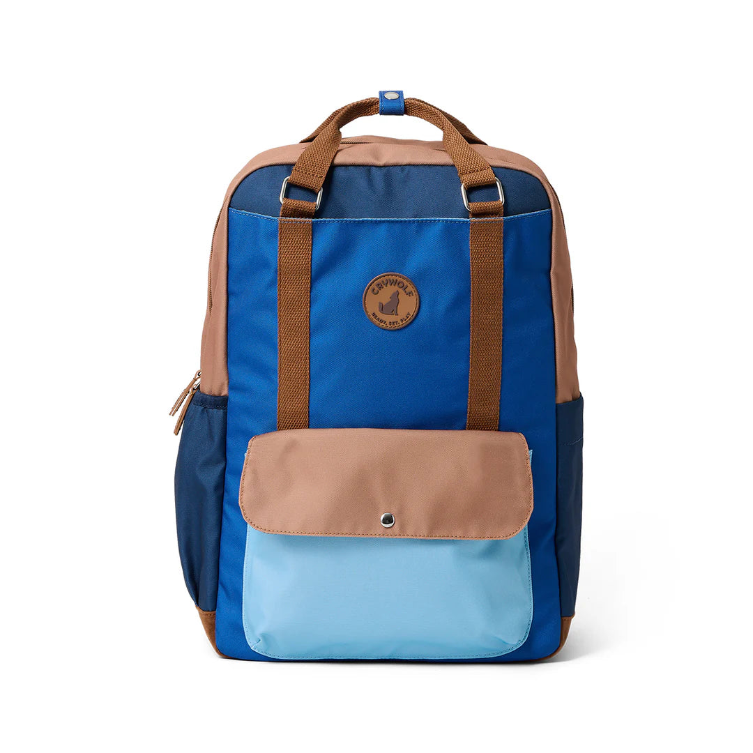 CRYWOLF KNAPSACK - DEEP SEA COLOURBLOCK