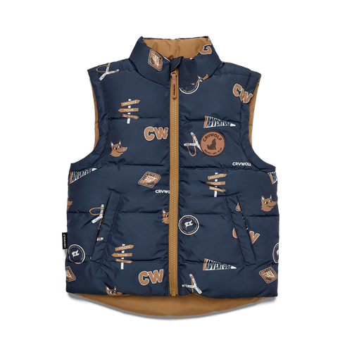 CRYWOLF REVERSIBLE VEST CHOOSE YOUR ADVENTURE