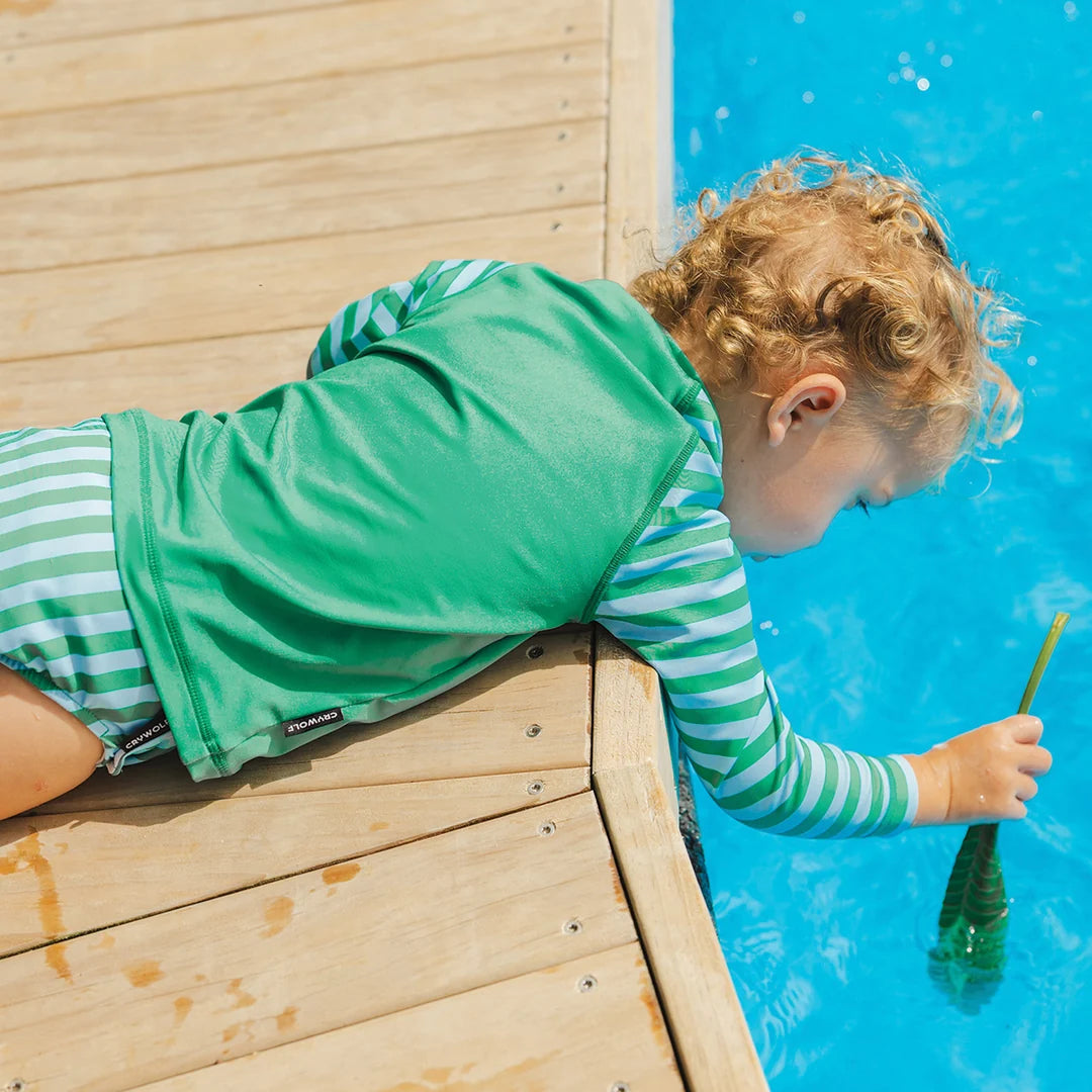 CRYWOLF REUSABLE SWIM NAPPY DECK STRIPE