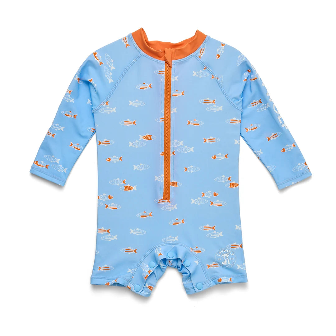 CRYWOLF BABY RASH SUIT FISH SCHOOL