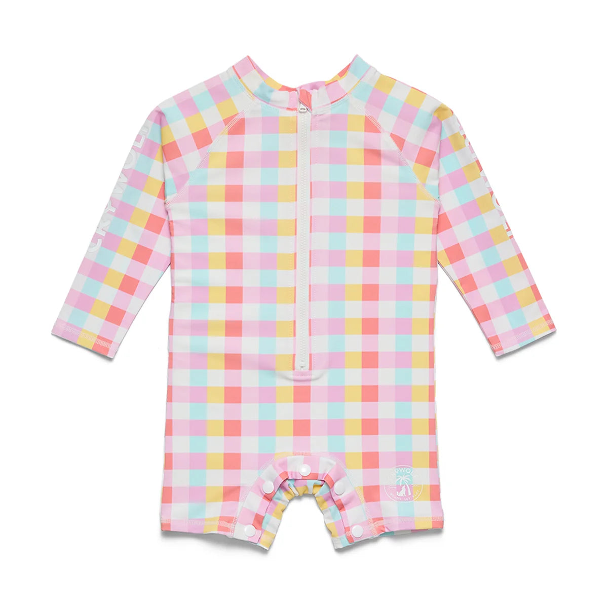 CRYWOLF BABY RASH SUIT POP GINGHAM