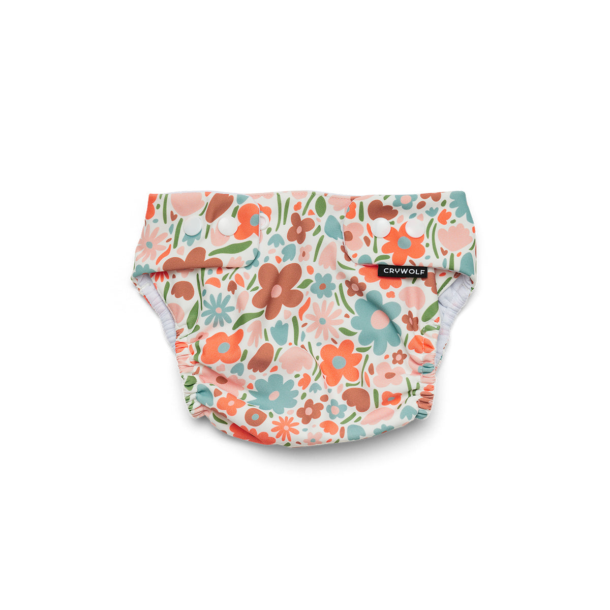 CRYWOLF REUSABLE SWIM NAPPY - FLOWER MARKET