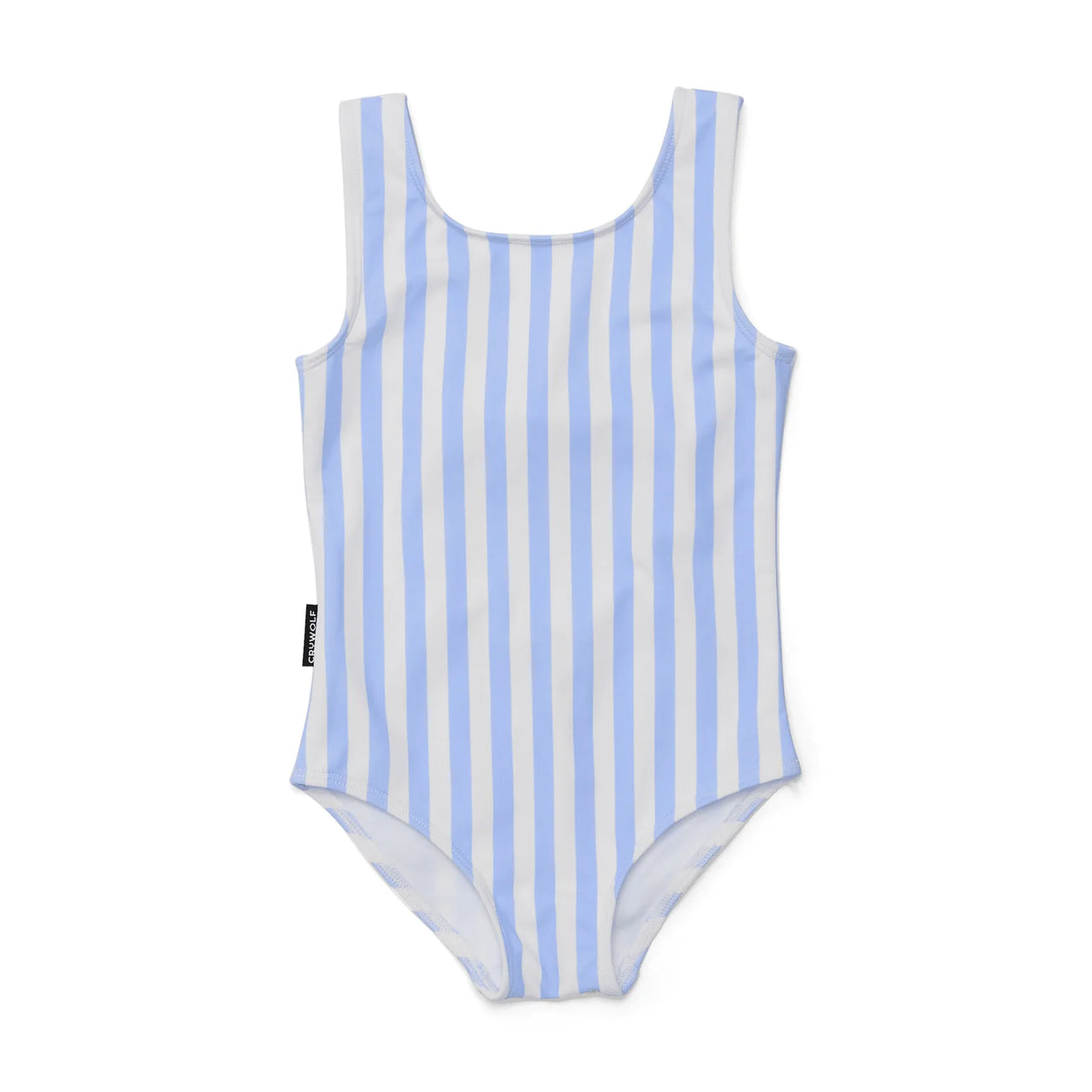 CRYWOLF SWIM SUIT SKY BLUE STRIPE