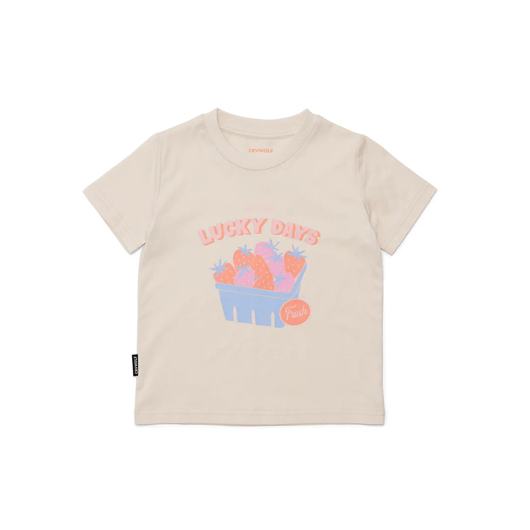 CRYWOLF SCRATCH N SMELL TSHIRT - STRAWBERRIES