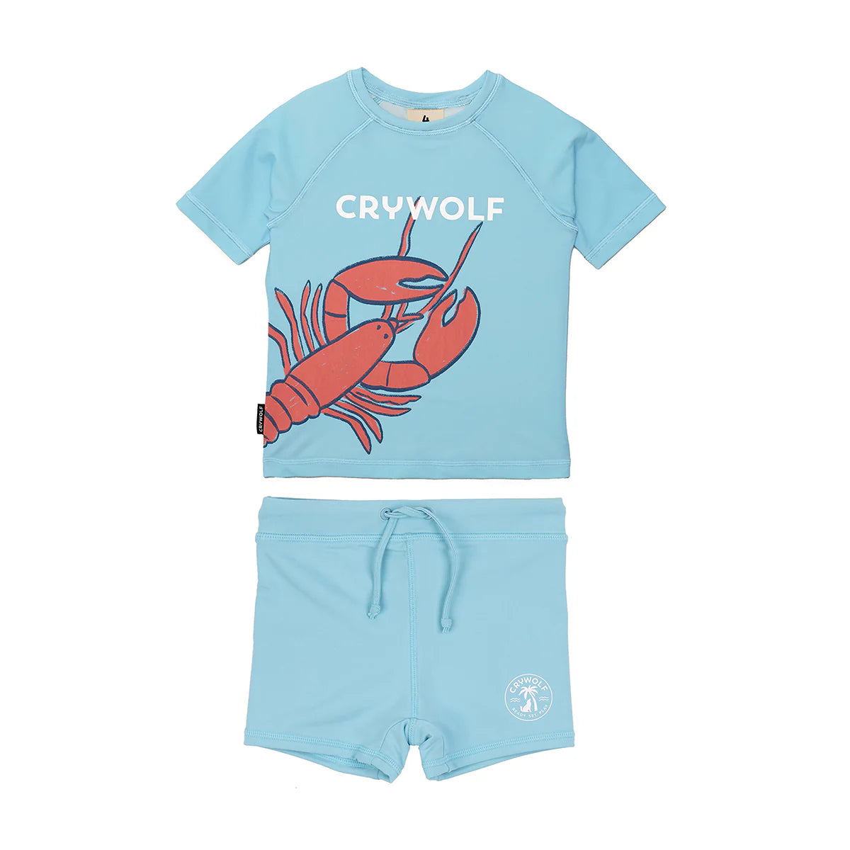 CRYWOLF SHORT SLEEVE RASH VEST SET FRESH LOBSTER