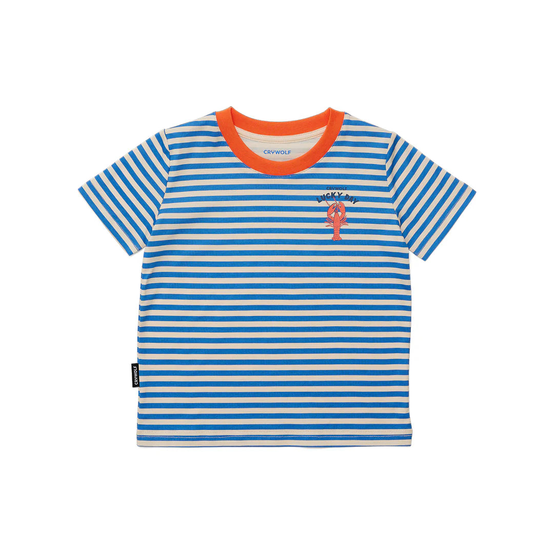 CRYWOLF SUN SMART TSHIRT LOBSTER STRIPE