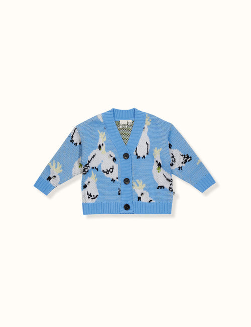 GOLDIE & ACE CAM COCKATOO KNIT CARDIGAN
