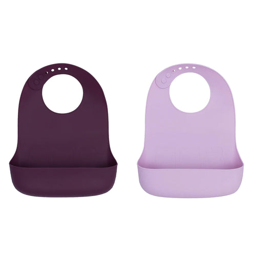 WMBT CATCHIE BIBS - PLUM/LILAC