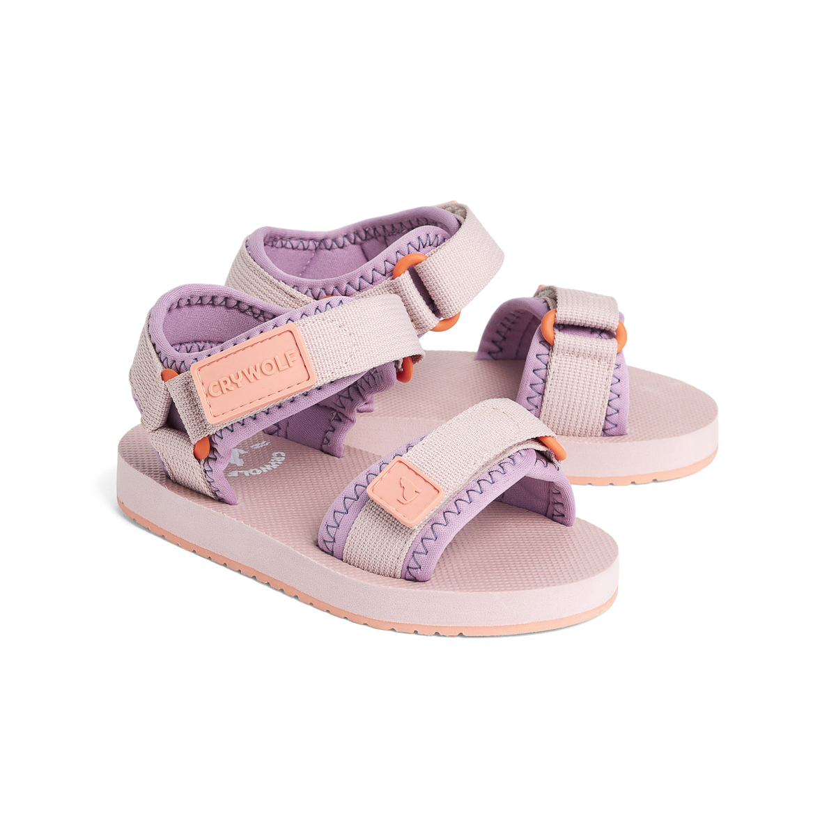 CRYWOLF BEACH SANDAL-BLUSH COMBO