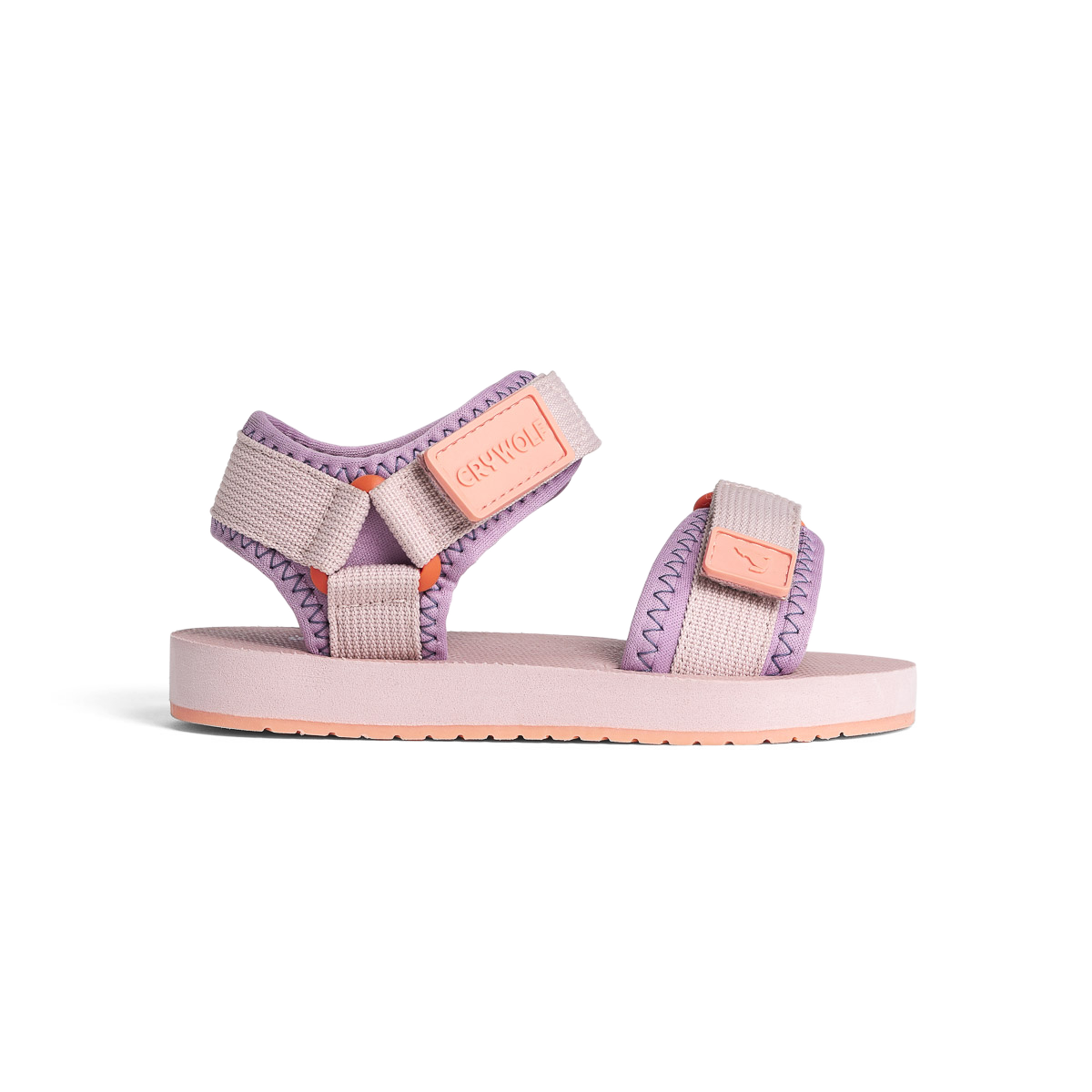 CRYWOLF BEACH SANDAL-BLUSH COMBO