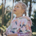 CRYWOLF HOODED TOWEL-TROPICAL FLORAL