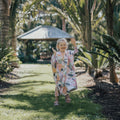 CRYWOLF HOODED TOWEL-TROPICAL FLORAL